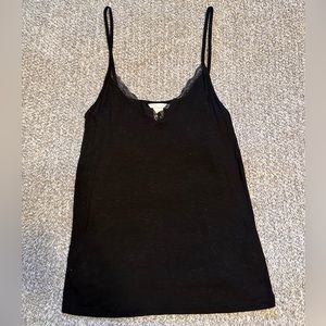 H&M Basic layering tank with lace trim